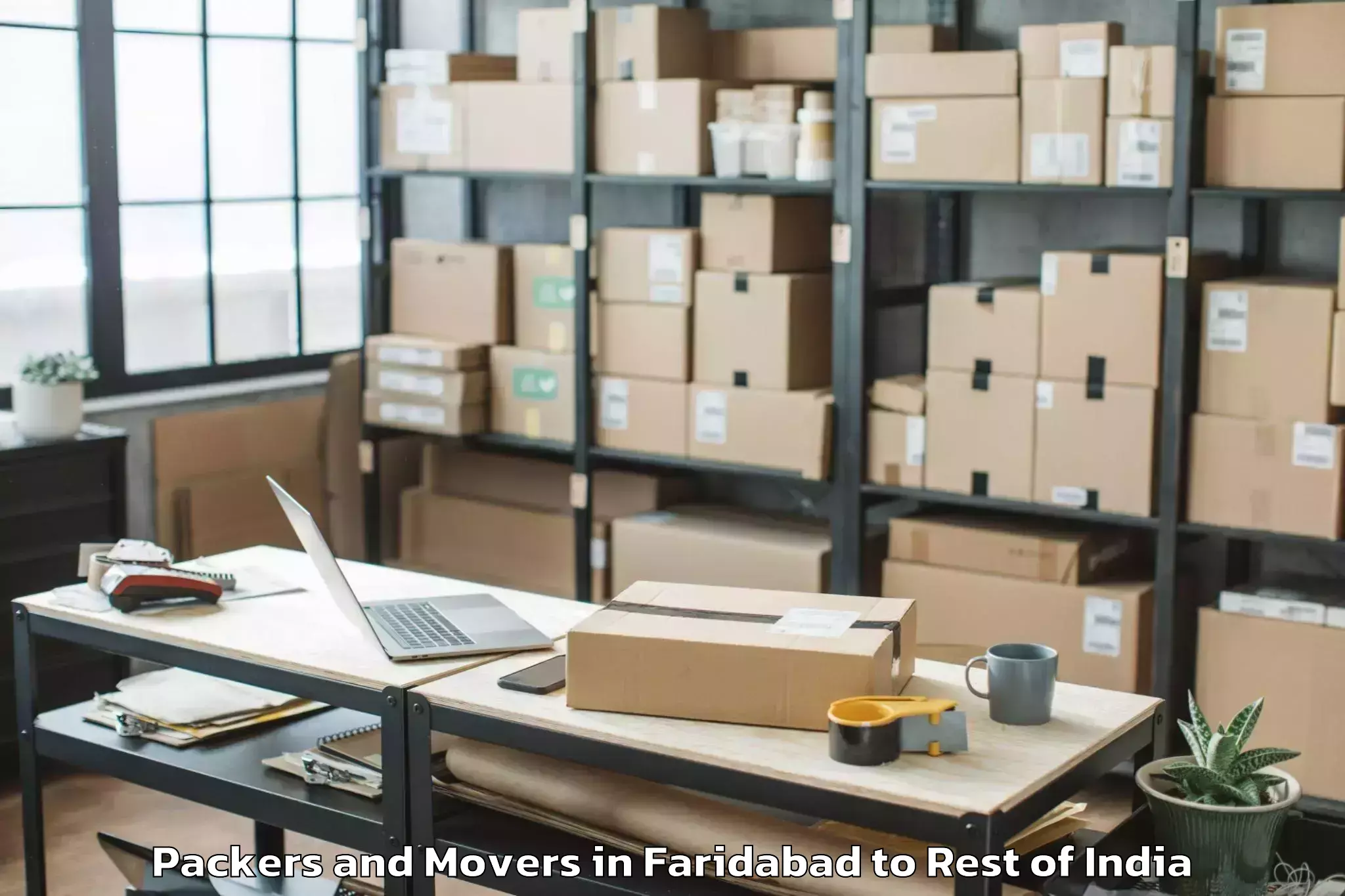 Trusted Faridabad to Sumbal Packers And Movers